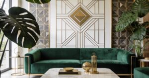 Styl art deco nowoczesny: jak urządzić luksusowe wnętrze, które musisz znać