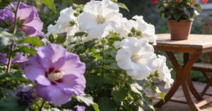 Ketmia typy: hibiskus syryjski i bylinowy – uprawa w Twoim ogrodzie