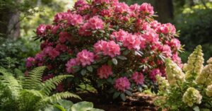 Co posadzić obok rododendrona? Najlepsze rośliny i harmonijny ogród