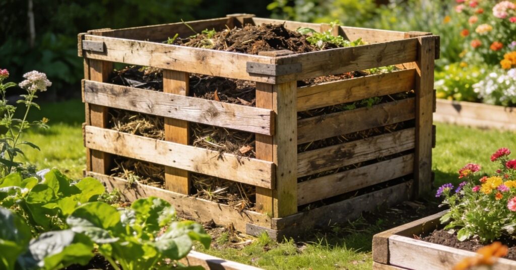 Kompostownik z palet: jak zrobić go krok po kroku – instrukcja DIY