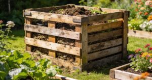 Kompostownik z palet: jak zrobić go krok po kroku – instrukcja DIY